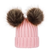 Bonnet tricoté en laine au crochet pour femmes et enfants