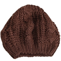 Bonnets tressés tricotés pour femmes au chaud en hiver