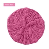 Bonnets tressés tricotés pour femmes au chaud en hiver