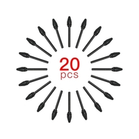 BOSTO 20 pièces embouts de stylo de remplacement compatibles avec tous les moniteurs graphiques BOSTO dessin tablette batterie stylet noir
