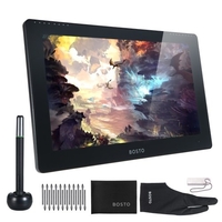 BOSTO Studio 16HD 15, 6 pouces moniteur graphique portable dessin tablette ordinateur tout-en-un