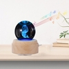 Boîte à lumière de boule de cristal de boîte à musique de LED