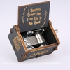 Boîte à musique à thème vintage en bois Harry Potter