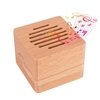 Boîte à musique en bois cube minimalisme boîte à musique anniversaire Noël cadeau de la Saint-Valentin (mélodie: Kimiwo Nosete)