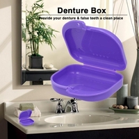 Boîte à prothèses Boîte à prothèses dentaires Boîte de nettoyage des dents Boîte de nettoyage des dents Boîte à dents