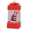 Boîte-cadeau de lanterne suspendue scintillante de lanterne de boule de neige de Noël LED