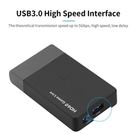 Boîte de capture vidéo HD 1080P Convertisseur de capture de jeu vidéo USB3.0 avec entrée micro pour la collecte de données de vidéoconférence à distance
