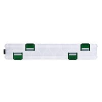 Boîte de leurre de pêche en plastique transparent double face de haute résistance 14 compartiments avec l
