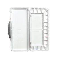 Boîte de palette de peinture aquarelle portable Bac à peinture pliant