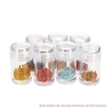 Boîte de peinture de diamants de 60 bouteilles antichoc étanche à la fermeture à double fermeture à glissière avec fermeture à glissière avec étui de rangement - Bleu