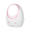 Boîte de rangement cosmétique avec organisateur de maquillage anti-poussière miroir éclairé par LED