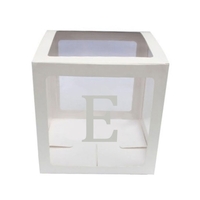 Boîte de rangement transparente Party Surprise Décoration de mariage Boîte-cadeau Enfants Fournitures