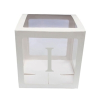Boîte de rangement transparente Party Surprise Décoration de mariage Boîte-cadeau Enfants Fournitures