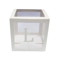 Boîte de rangement transparente Party Surprise Décoration de mariage Boîte-cadeau Enfants Fournitures