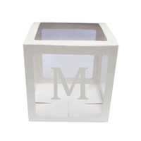 Boîte de rangement transparente Party Surprise Décoration de mariage Boîte-cadeau Enfants Fournitures