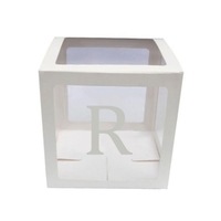 Boîte de rangement transparente Party Surprise Décoration de mariage Boîte-cadeau Enfants Fournitures