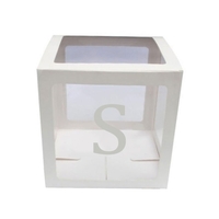 Boîte de rangement transparente Party Surprise Décoration de mariage Boîte-cadeau Enfants Fournitures
