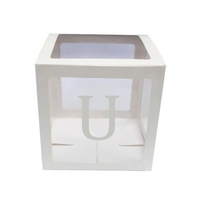 Boîte de rangement transparente Party Surprise Décoration de mariage Boîte-cadeau Enfants Fournitures