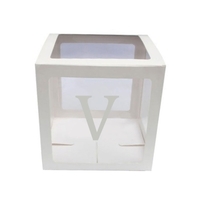 Boîte de rangement transparente Party Surprise Décoration de mariage Boîte-cadeau Enfants Fournitures