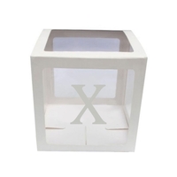 Boîte de rangement transparente Party Surprise Décoration de mariage Boîte-cadeau Enfants Fournitures