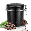 Boîte hermétique en acier inoxydable pour grains de café