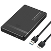 Boîtier de disque dur 2, 5 `` pour disque dur SATA / SDD vers USB2.0 Boîtier de disque dur externe pour ordinateur portable portable Plug and Play