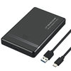 Boîtier de disque dur 2, 5 `` pour disque dur SATA / SDD vers USB2.0 Boîtier de disque dur externe pour ordinateur portable portable Plug and Play