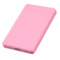 Boîtier de disque dur 2, 5 pouces Boîtier de disque dur externe USB3.0 / SSD Boîtier de disque dur SATA Conception sans outil Installation facile Coque ABS Noir