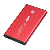 Boîtier de disque dur portable USB3.0 2, 5 pouces boîtier externe SATA HDD / SSD USB3.0 Transmission haute vitesse coque en alliage d