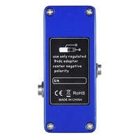Boîtier en alliage Mini Analog Delay Effet Guitare Pédale True Bypass Zinc-Aluminium