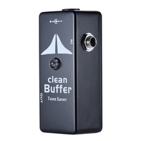 Boîtier en alliage Mini Clean Buffer Effet Guitare Pédale Tone Saver Zinc-Aluminium