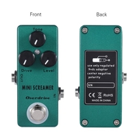 Boîtier en alliage MINI SCREAMER Overdrive Effet Guitare Pédale True Bypass Zinc-Aluminium