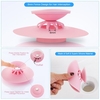 Bouchon de baignoire en silicone portable crépine évier drainant attrape-cheveux filtre anti-colmatage eau T-ank pour cuisine salle de bain utilisation"idienne