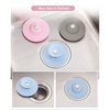 Bouchon de baignoire en silicone portable crépine évier drainant attrape-cheveux filtre anti-colmatage eau T-ank pour cuisine salle de bain utilisation"idienne