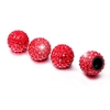 Bouchons de valve de pneu de voiture Lot de 4 bouchons de tige de valve en diamant