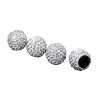 Bouchons de valve de pneu de voiture Lot de 4 bouchons de tige de valve en diamant