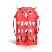 bougeoir Owl (rouge) lampe ouragan ornement pratique ornement Accueil Creative Ameublement Articles