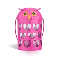 bougeoir TOOARTS Owl (rose) lampe ouragan ornement pratique ornement Accueil Creative Ameublement Articles