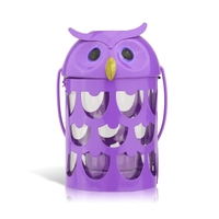 bougeoir TOOARTS Owl (violet) lampe ouragan ornement pratique ornement Accueil Creative Ameublement Articles
