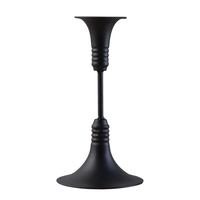Bougeoirs noirs Retro Iron Candleholder DIY Candlestick Holder Ornament