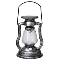 Bougie suspendue à énergie solaire Lampe à huile LED rétro clignotant sans flamme pour tente de jardin Patio