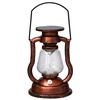 Bougie suspendue à énergie solaire Lampe à huile LED rétro clignotant sans flamme pour tente de jardin Patio