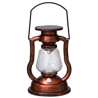 Bougie suspendue à énergie solaire Lampe à huile LED rétro clignotant sans flamme pour tente de jardin Patio