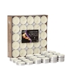 Bougies Tea Light 50 Pack Bougies chauffe-plat non parfumées Amour romantique bougies en vrac pour la décoration de mariage anniversaire