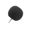 Boule abrasive de ponçage de polissage Diamètre de roue de tampon de 3 pouces avec tige de 1/4 pouce pour miroir en acier inoxydable Cuivre Aluminium Garnitures de voiture Détails Rouge