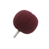Boule abrasive de ponçage de polissage Diamètre de roue de tampon de 3 pouces avec tige de 1/4 pouce pour miroir en acier inoxydable Cuivre Aluminium Garnitures de voiture Détails Rouge