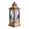 Boule de neige de noël lanterne LED lampe suspendue veilleuse chaude à piles pour ornement à la maison