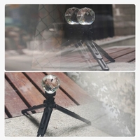 Boule de Photo en verre optique en cristal de photographie avec 1/4 `` vis bouche effet lueur accessoires de photographie décoratifs