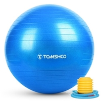 Boule de Yoga épaissie de 45cm/55cm/65cm/75cm avec pompe à pied