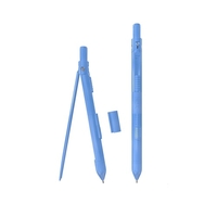 Boussole professionnelle NBX avec crayon mécanique outils de dessin de géométrie mathématique avec 10 pièces 0.7mm conduit fournitures de papeterie pour étudiants enseignants concepteurs travailleurs